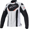 Geaca moto din textil Alpinestars 4W T-Jaws, Negru/Gri