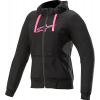 Hanorac pentru femei Alpinestars stella chrome sport, Negru/Roz