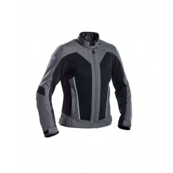 Geaca moto din textil Richa airstream X, Negru/Gri