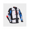 Geaca moto din textil Richa brutus, Gri/Albastru/Rosu