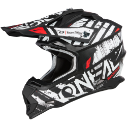Casca motocross O'neal 2series glitch V.23, Negru/Alb Casca motocross O'neal 2series glitch V.23, Negru/Alb