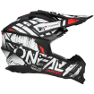 Casca motocross O'neal 2series glitch V.23, Negru/Alb thumb