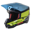 Casca motocross Alpinestars sm5 speed, Negru/Galben/Albastru thumb
