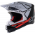 Casca motocross Alpinestars sm8 factory, Negru/Alb/Rosu thumb