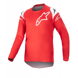 Bluza motocross pentru copii Alpinestars racer narin, Rosu/Alb Bluza motocross pentru copii Alpinestars racer narin, Rosu/Alb