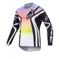 Bluza motocross pentru copii Alpinestars racer semi, Multicolor