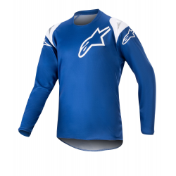 Bluza motocross pentru copii Alpinestars racer narin, Albastru/Alb