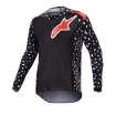 Bluza motocross pentru copii Alpinestars racer north, Negru/Rosu thumb