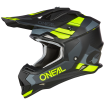 Casca motocross O'neal 2series spyde V.23, Negru/Gri/Galben thumb