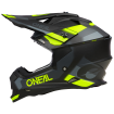 Casca motocross O'neal 2series spyde V.23, Negru/Gri/Galben thumb