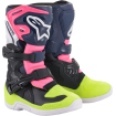Cizme motocross pentru copii Alpinestars tech 3S, Negru/Albastru/Roz Cizme motocross pentru copii Alpinestars tech 3S, Negru/Albastru/Roz thumb