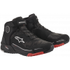 Ghete moto Alpinestars CR-X drystar®, Negru/Rosu