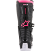 Cizme motocross pentru dame Alpinestars stella tech 3, Negru/Alb/Roz Cizme motocross pentru dame Alpinestars stella tech 3, Negru/Alb/Roz thumb