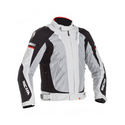 Geaca moto din textil Richa Stormwind, Gri/Negru