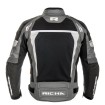 Geaca moto din textil Richa airstream-x, Gri/Bej thumb