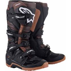 Cizme motocross Alpinestars tech 7, Negru/Maro Cizme motocross Alpinestars tech 7, Negru/Maro