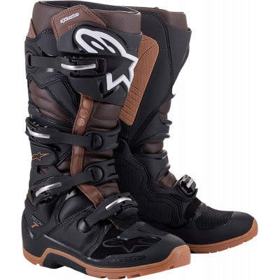 Cizme motocross Alpinestars tech 7, Negru/Maro