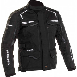 Geaca moto din textil Richa touareg II, Negru