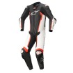 Combinezon de piele Alpinestars coveralls missile V2, Negru/Alb/Rosu thumb