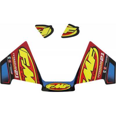 Stiker  FMF DECAL PC2.1 TITANIUM(3PC)