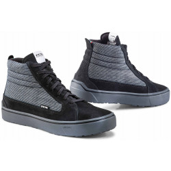 Adidasi moto TCX street 3 tex waterproof, negru/Gri