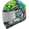 Casca ICON airframe pro outbreak, Verde/Albastru