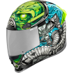 Casca ICON airframe pro outbreak, Verde/Albastru thumb