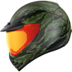 Casca ICON domain tiger blood, Negru/Verde thumb