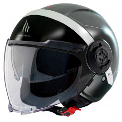 Casca scuter MT VIALE 68 UNIT MATT BLACK/GREY