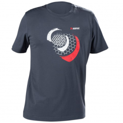 Tricou moto AKRAPOVIC Mesh, Negru/gri