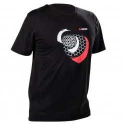 Tricou moto AKRAPOVIC Mesh, Negru