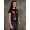 Tricou femei LINSON MOTO BLACK Tricou femei LINSON MOTO BLACK thumb