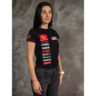 Tricou femei LINSON MOTO BLACK