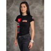 Tricou femei LINSON MOTO BLACK Tricou femei LINSON MOTO BLACK thumb