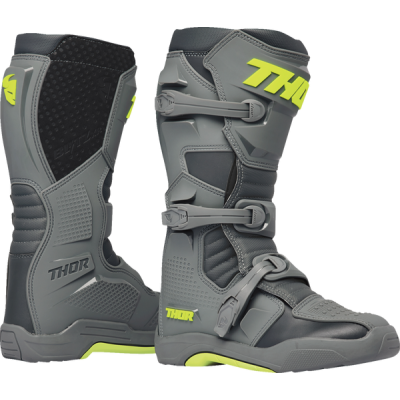 Cizme motocross THOR BLITZ XR GRAY/ACID