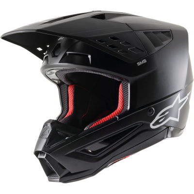 Casca motocross ALPINESTARS SM5 SOLID BLACK