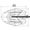 PUIG cras paduri R19 HONDA CB125F 15-23 PUIG cras paduri R19 HONDA CB125F 15-23 thumb