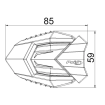 PUIG cras paduri R19 BMW S1000RR 09-11, 15-18 thumb