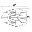 PUIG cras paduri R19 BMW F600S 06-11, F600R 09-14 PUIG cras paduri R19 BMW F600S 06-11, F600R 09-14 thumb