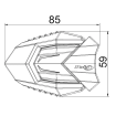 PUIG cras paduri R19 KAWASAKI ER-6N 09-11 PUIG cras paduri R19 KAWASAKI ER-6N 09-11 thumb