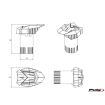 PUIG cras paduri R19 YAMAHA FAZER8 13-16, FZ1 06-15, FZ1 FAZER 06-16, FZ8 10-16, FZ8 FAZER 10-12 thumb
