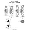 QUAD LOCK 360 brat dublu pivotant - versiune mica QUAD LOCK 360 brat dublu pivotant - versiune mica thumb