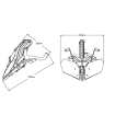 Dispozitiv de reglare parbriz PUIG YAMAHA MT-09 17-20 thumb