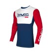 Bluza motocross SEVEN VOX APERTURE FLO WHITE/RED/NAVY thumb