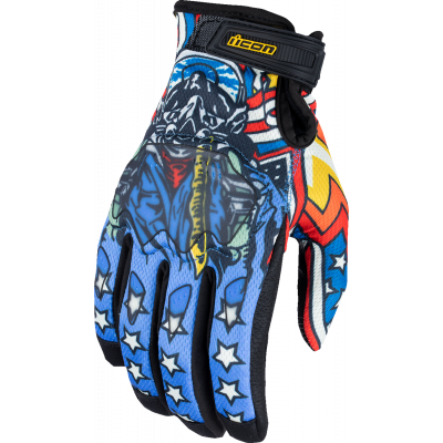 Manusi ICON Hooligan™ Flyboy CE BL Manusi ICON Hooligan™ Flyboy CE BL