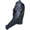 Geaca de piele Skull Chopper Master, Negru thumb