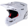 Casca motocross ALPINESTARS SM10 SOLID WHT