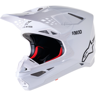 Casca motocross ALPINESTARS SM10 SOLID WHT