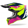 Casca motocross AIROH STRYCKER BLAZER BLUE PINK GLOSS