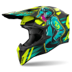 Casca motocross AIROH WRAAAP CYBER YELLOW MATT thumb
